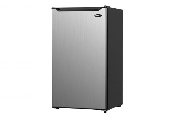 Danby Black With Stainless Door Mini Fridge (4.4 Cu.Ft.) DCR044B1SLM