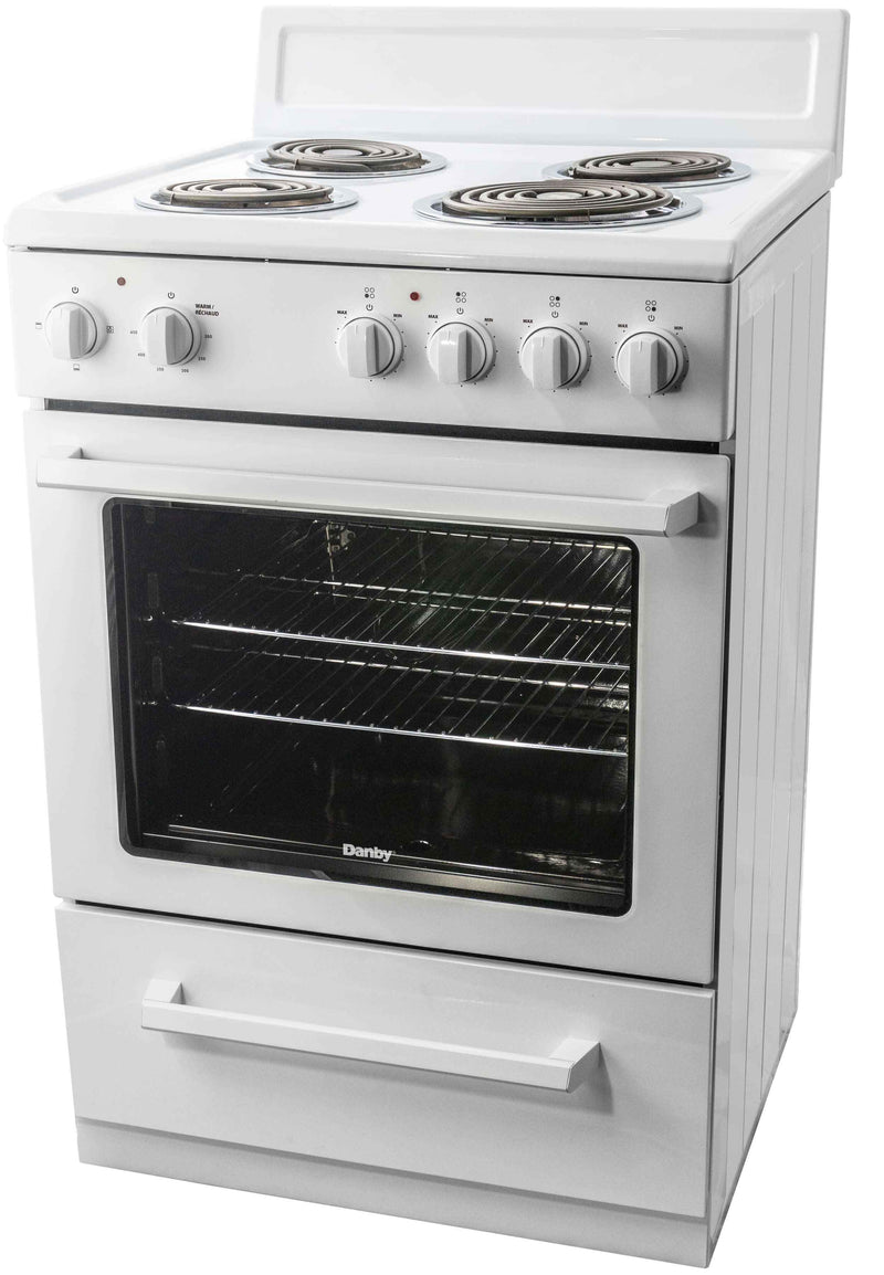 Cuisinière électrique de 24 po avec vitrocéramique Schott Ceran par  Marathon, acier inoxydable MER245SS