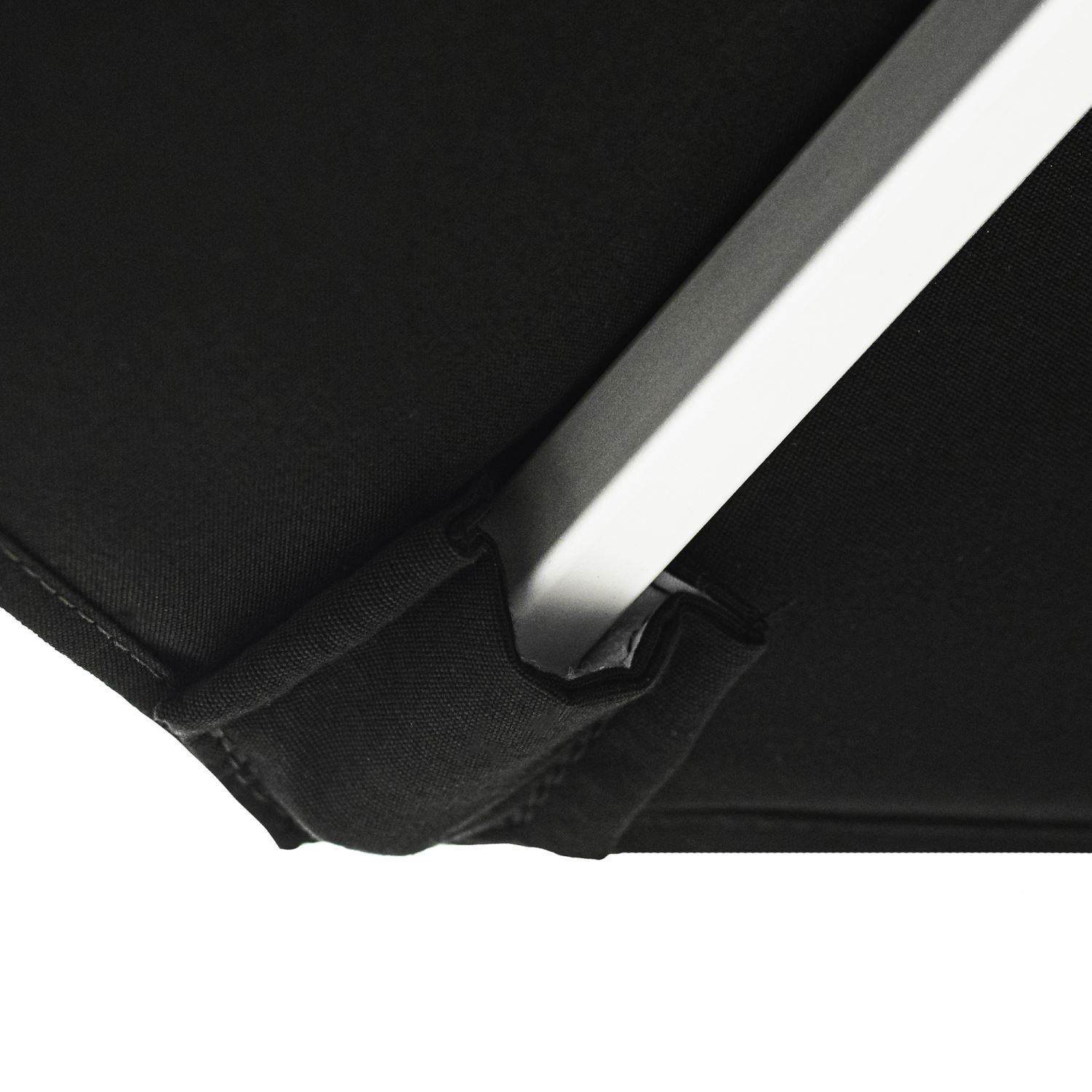 Oca 9' Octagon Outdoor Umbrella - Denim Blue/Brushed Aluminum