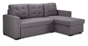 Dustin Sofa avec lit escamotable réversible – gris