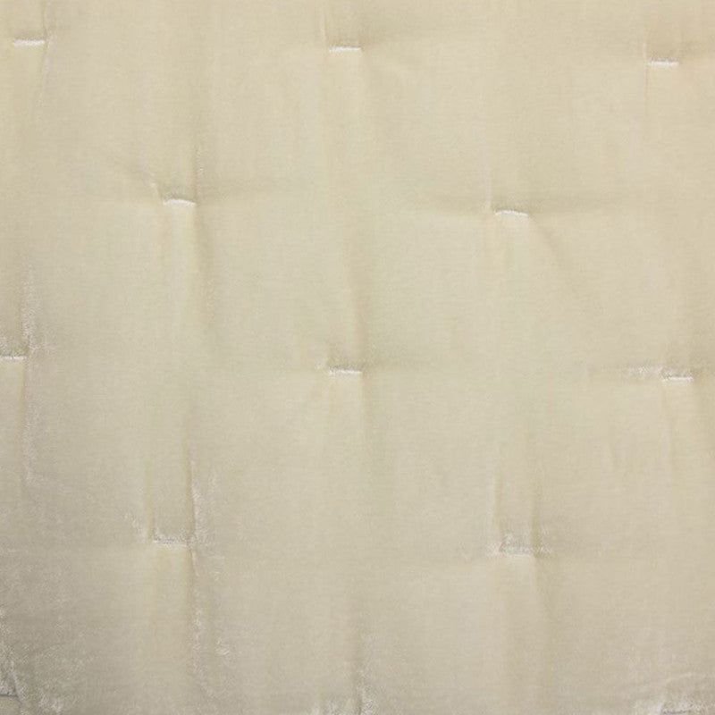 Sierpnia Silk Look Velvet Queen Quilt - Stone