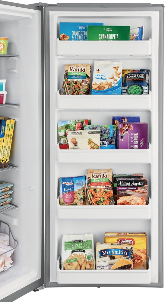 Frigidaire Brushed Stainless Steel Frost Free Upright Freezer (15.5 CU.Ft) - FFFU16F2VV