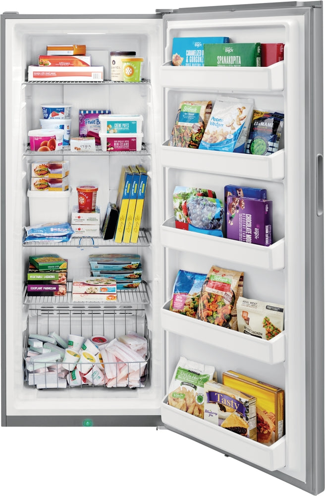 Frigidaire Brushed Stainless Steel Frost Free Upright Freezer (15.5 CU.Ft) - FFFU16F2VV