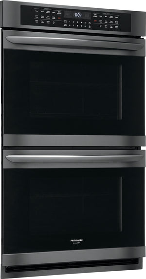 Frigidaire Gallery Four encastré double électrique 10,2 pi³ 30 po acier inoxydable noir FGET3066UD