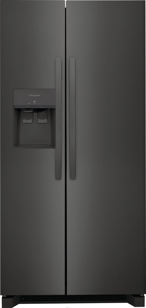 Frigidaire 33" 22.2 Cu. Ft. Black Stainless Steel Side-by-Side Refrigerator - FRSS2323AD