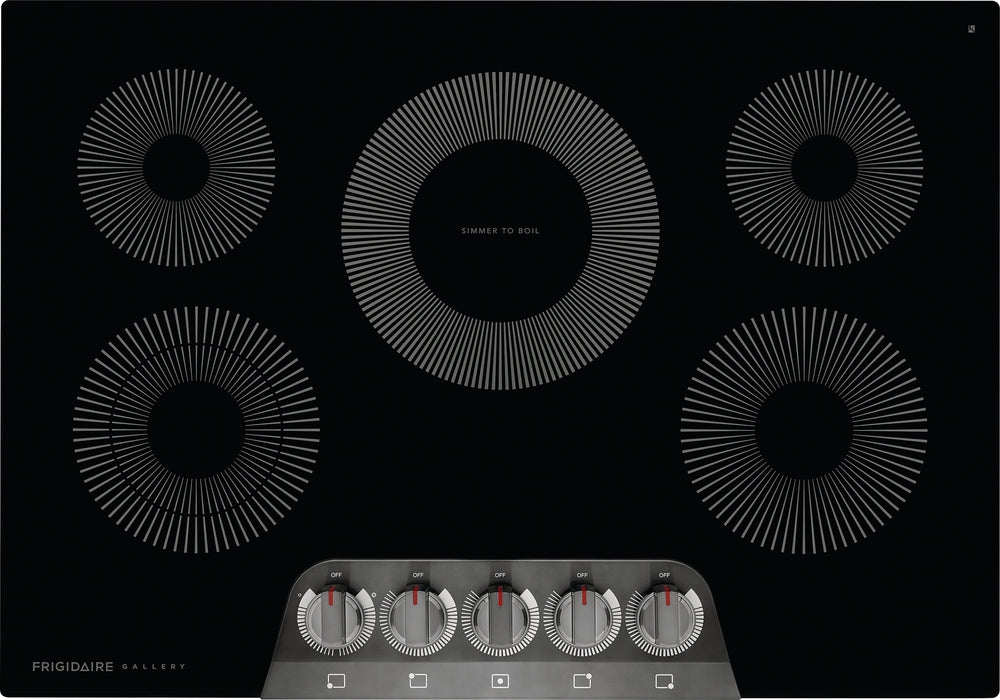 Frigidaire Gallery Black Stainless Steel 30" Electric Cooktop - GCCE3070AD