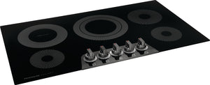 Frigidaire Gallery Surface de cuisson électrique 36 po acier inoxydable noir GCCE3670AD