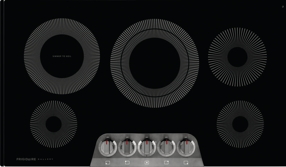 Frigidaire Gallery Black Stainless Steel 36" Electric Cooktop - GCCE3670AD