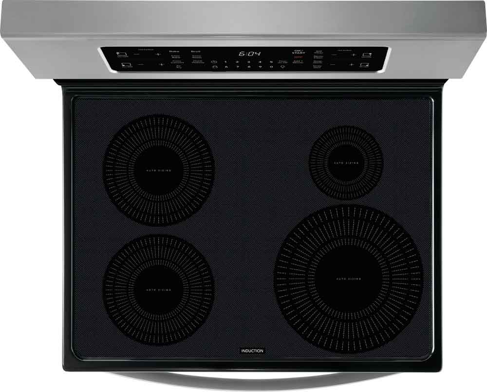 Frigidaire Gallery Smude-Proof Stainless Steel Freestanding Induction Range with Air Fry (5.4 Cu.Ft.) - GCRI305CAF