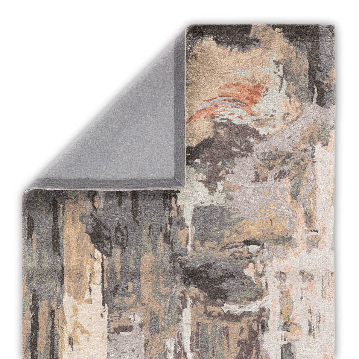 Ptolemaios X Area Rug - 8' X 11' - Grey/Blush