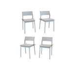 Nardi Trill II Outdoor Dining Side Chair - Set of 4 - Grigio