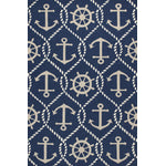 Hunter IX 5' x 7'6" - Navy Area Rug