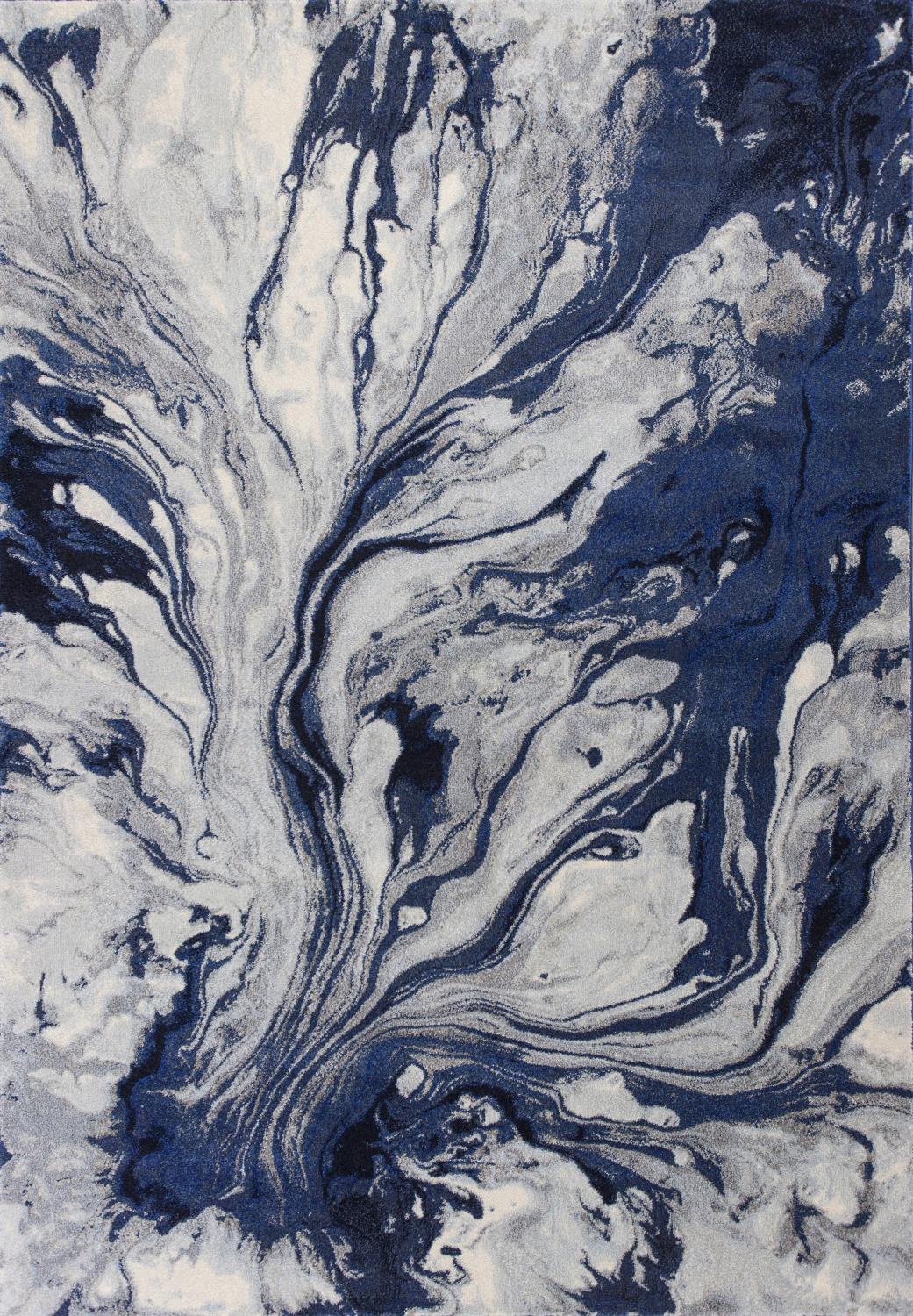Iconic I 9'10" x 13'2" - Blue Area Rug