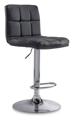Ivy Tabouret hauteur bar – noir, chrome