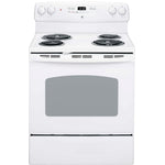 GE White Freestanding Electric Range (5.0 Cu. Ft.) - JCBP240DMWW
