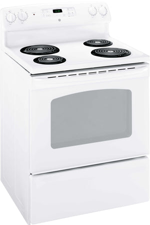GE Cuisinière électrique 5,0 pi³ blanc JCBS280DMWW