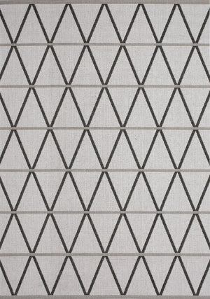Jasper Treillis Tapis extérieur (5,3 pi X 7,7 pi) – gris