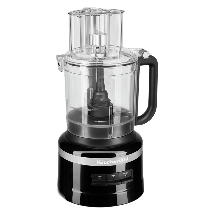 KitchenAid® Matte Black 13-Cup Food Processor with Dicing Kit - KFP1319BM