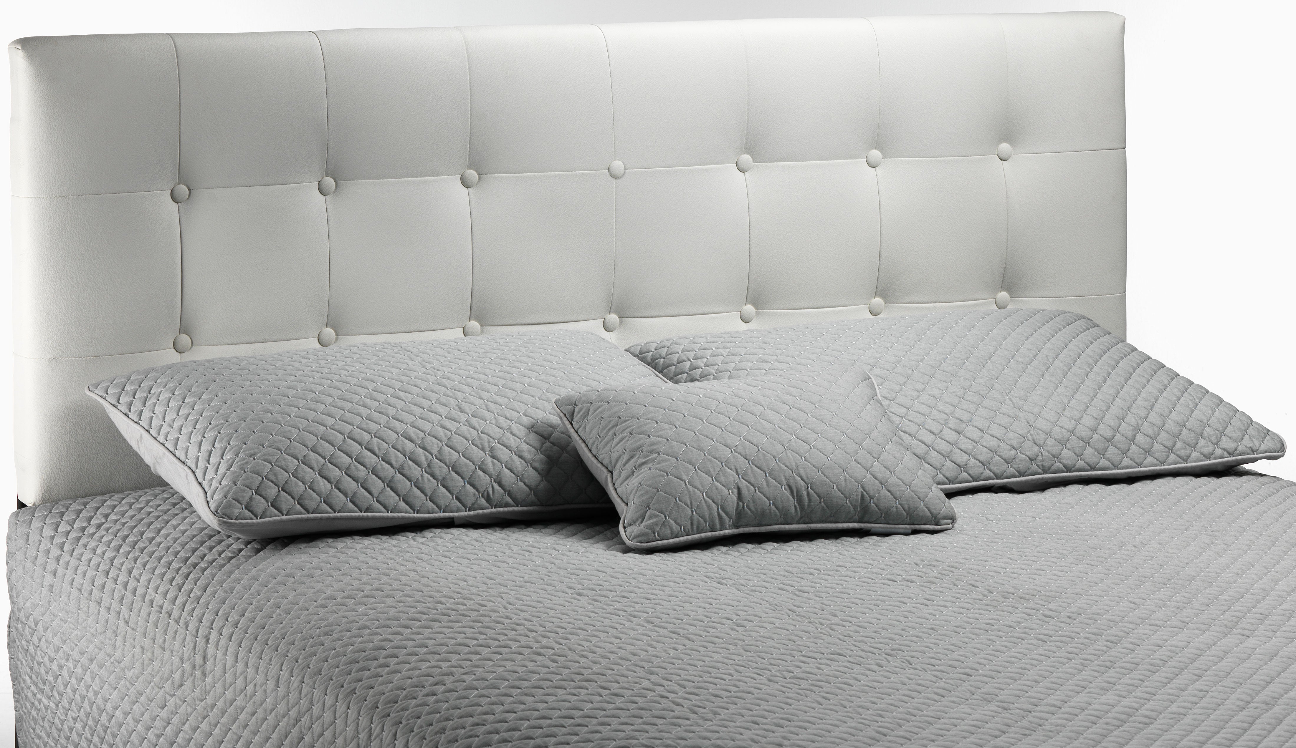 Lombardi King Headboard - White
