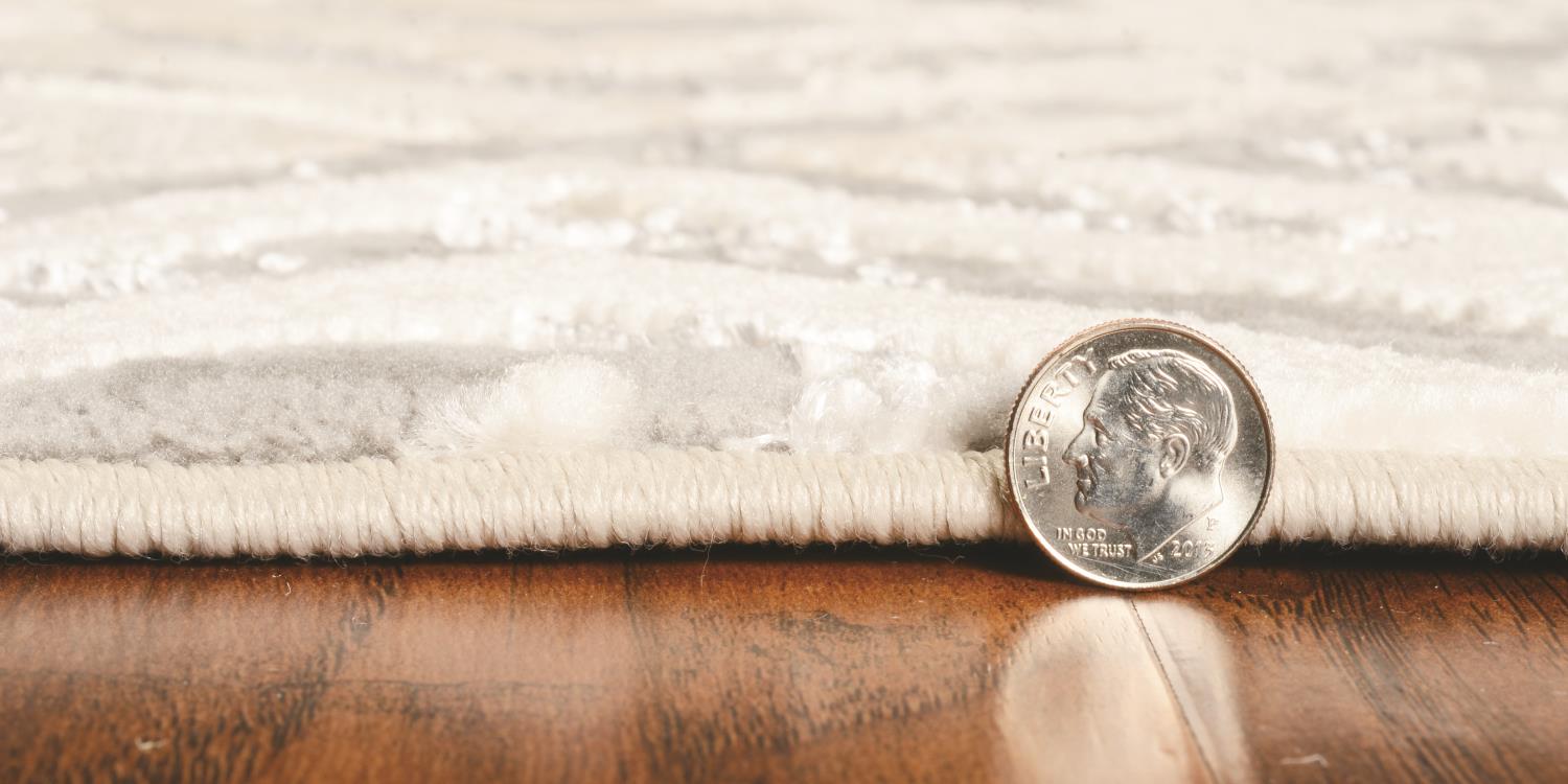 Lacie IV 6'7" x 9'6" - Sand Silver Area Rug