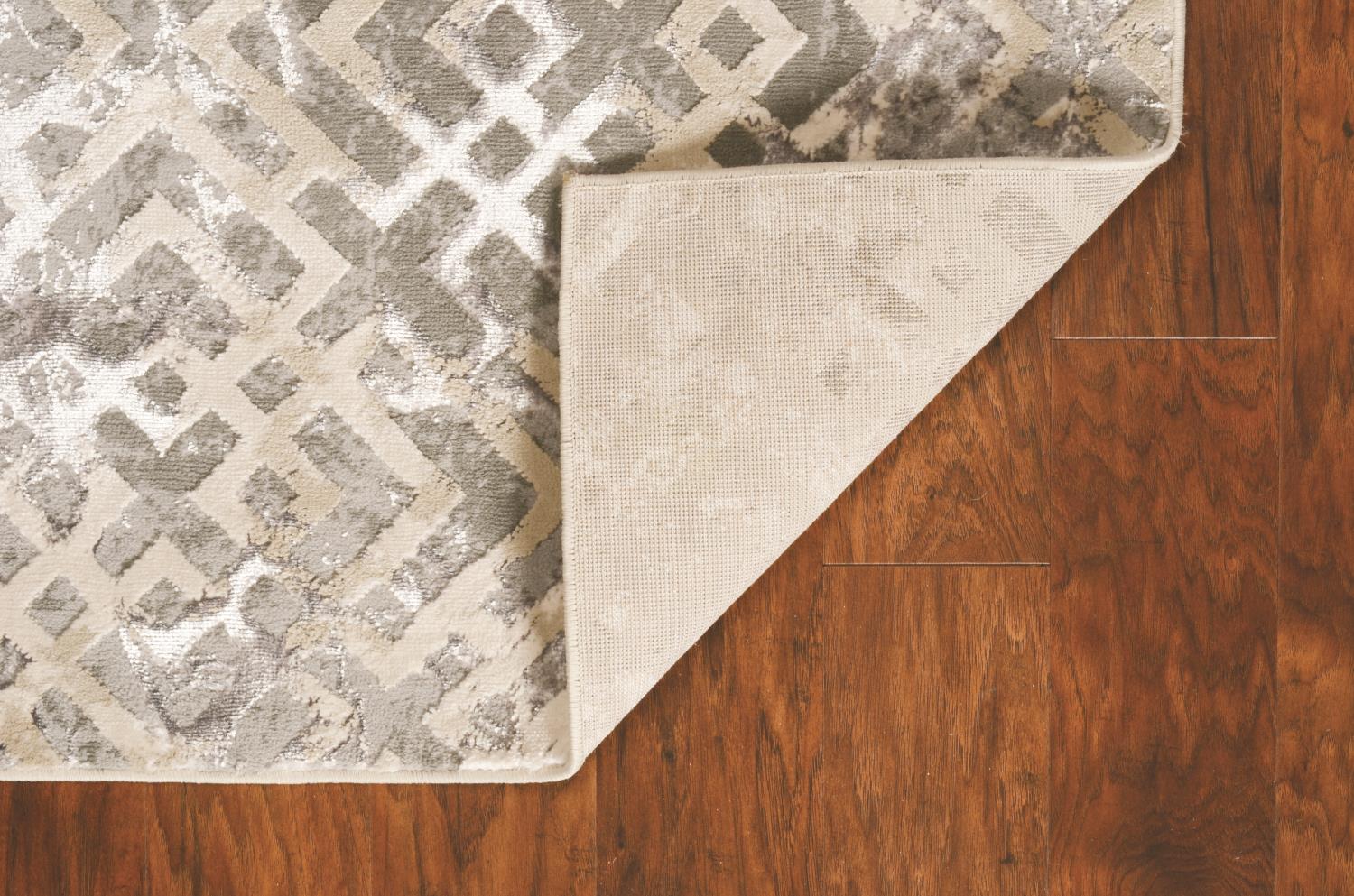 Lacie IV 6'7" x 9'6" - Sand Silver Area Rug
