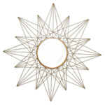 Estra Mirror - Antique Brass