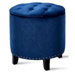 Madison Ottoman - Blue