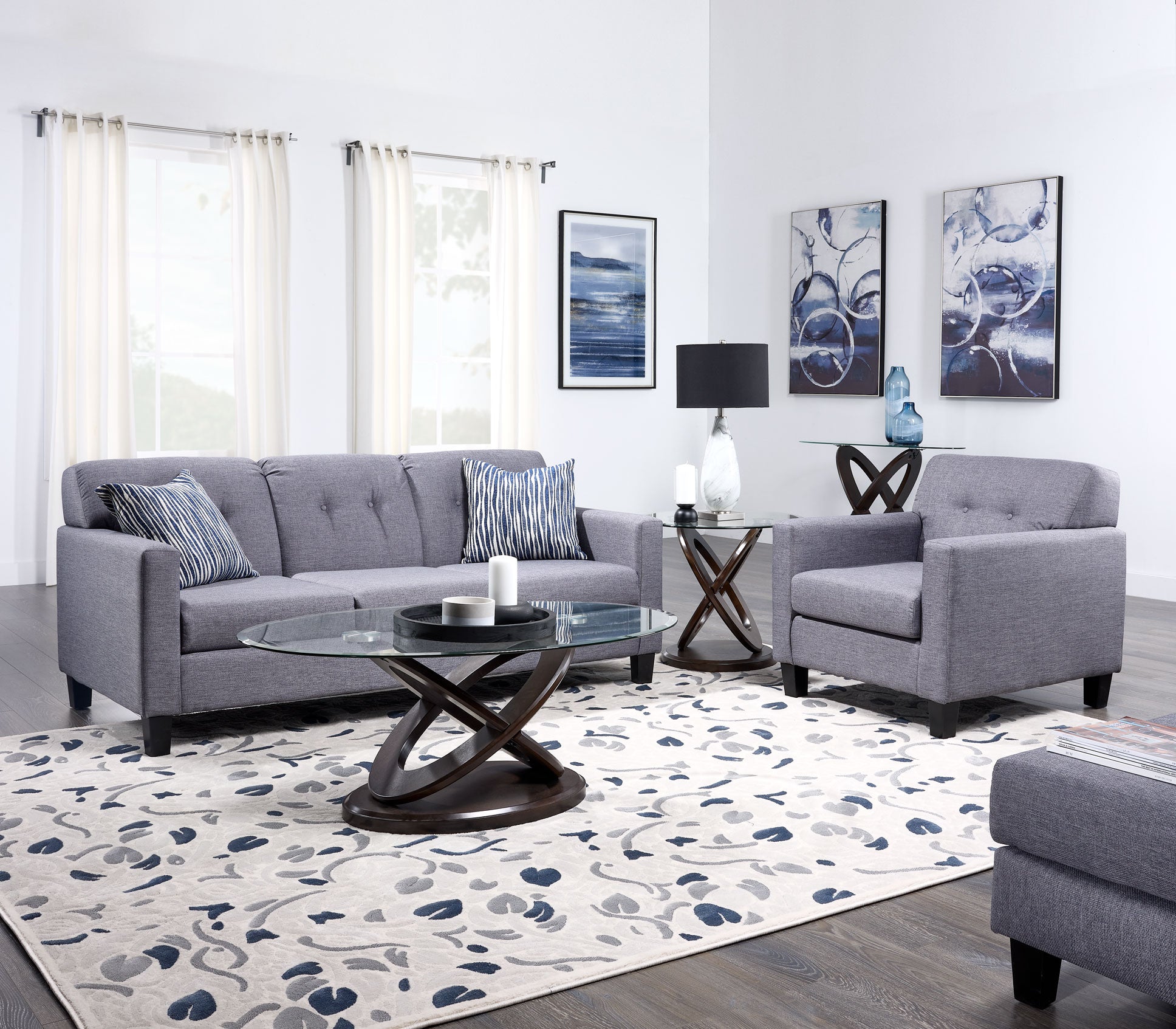 Merlin Sofa - Grey