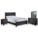 Miller 6-Piece King Panel Bedroom Package - Grey