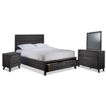 Miller 6-Piece Queen Storage Bedroom Package - Grey