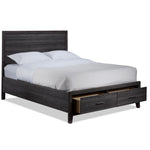 Miller 3-Piece King Storage Bed - Grey