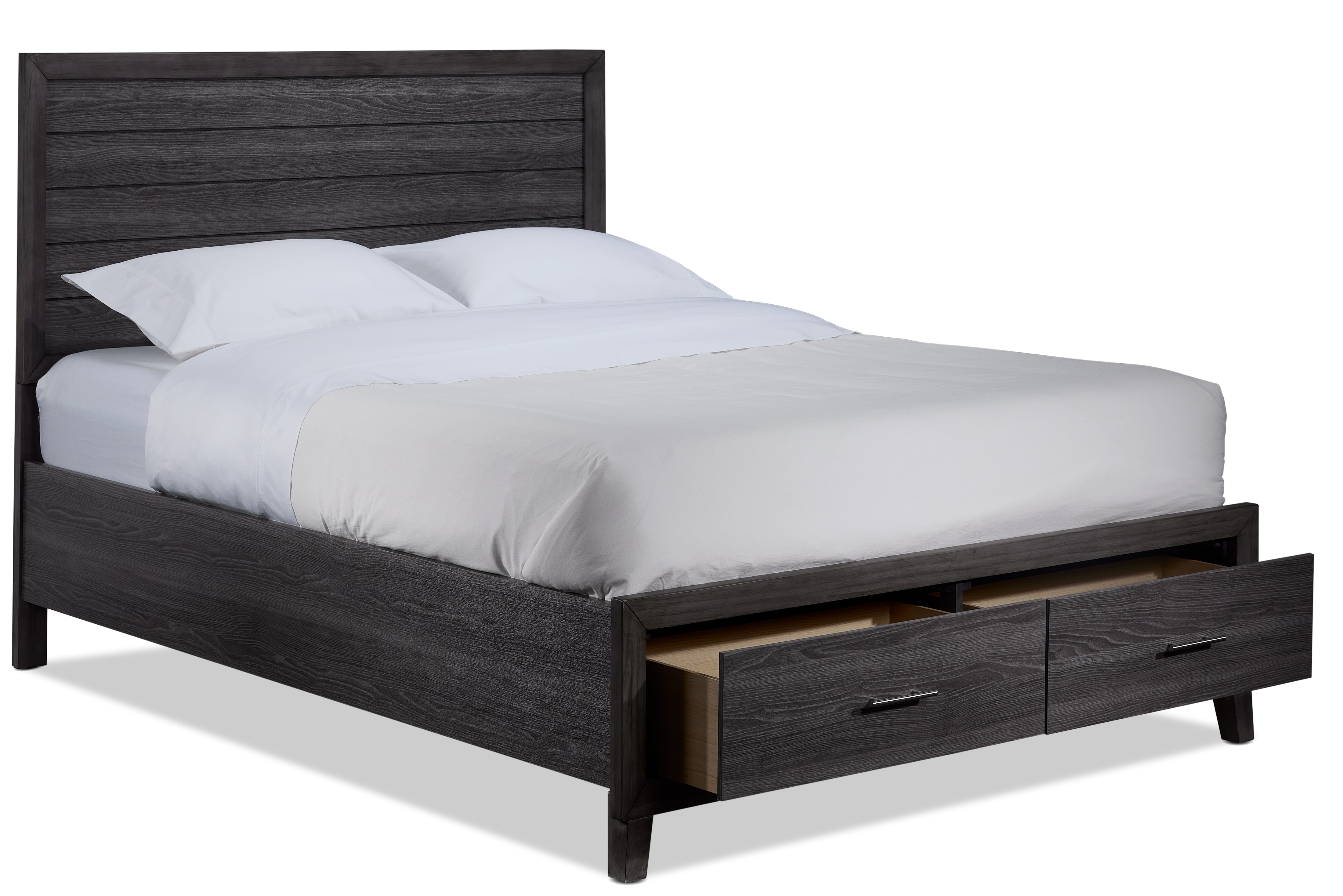 Miller 3-Piece King Storage Bed - Grey