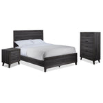 Miller 5-Piece Queen Panel Bedroom Package - Grey