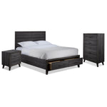 Miller 5-Piece Queen Storage Bedroom Package - Grey