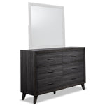 Miller 6-Drawer Dresser - Grey