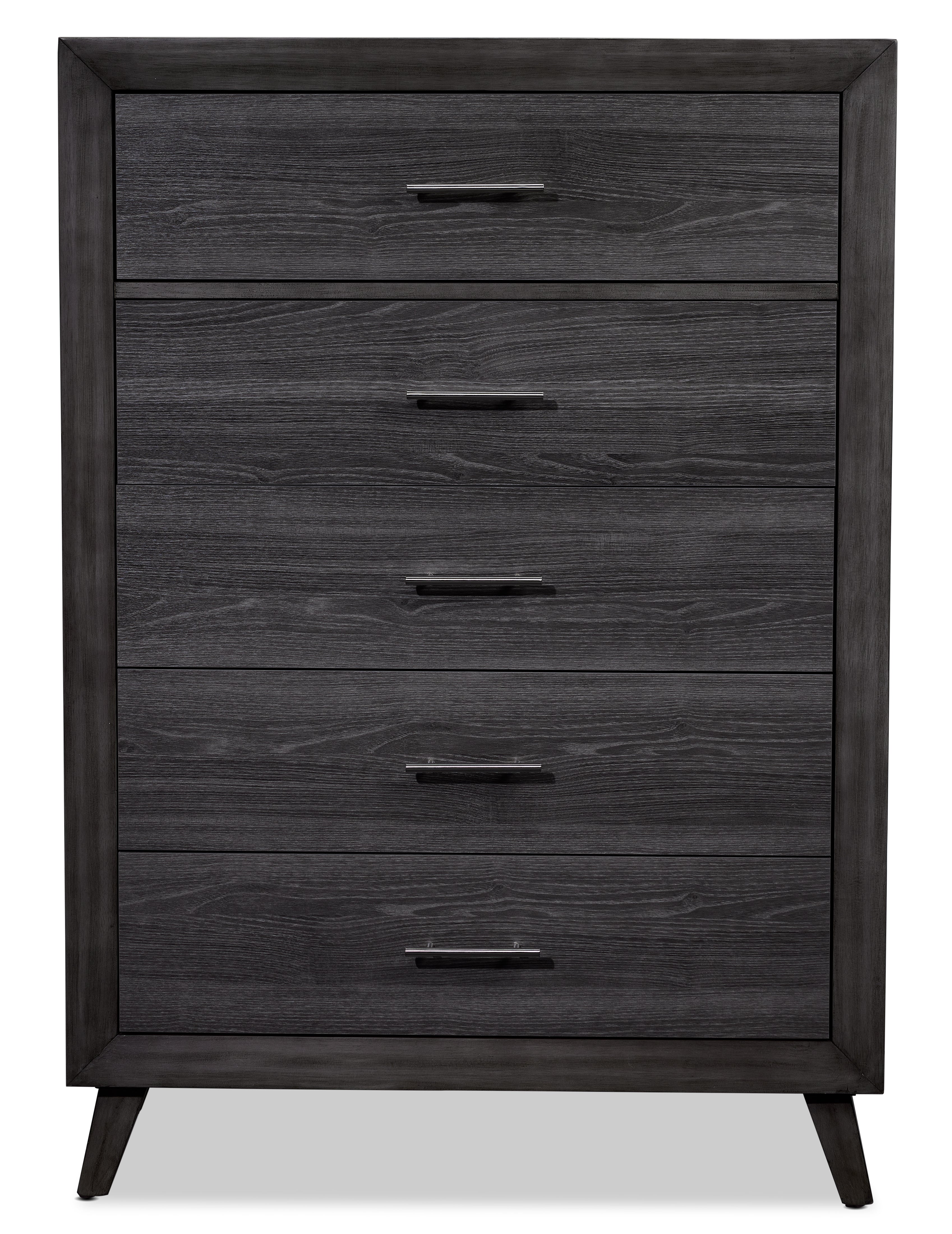Miller 5-Piece Queen Panel Bedroom Package - Grey