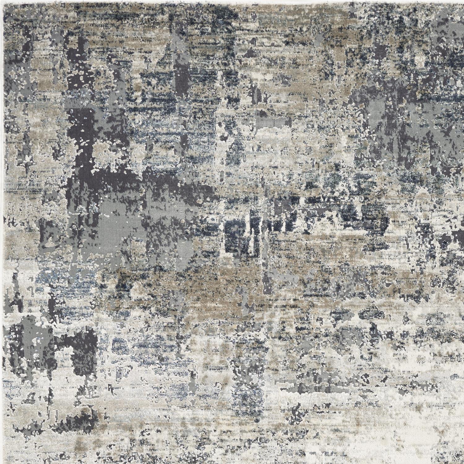 Madera II 5'3" x 7'7" - Ivory/Teal Area Rug