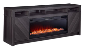 Morado Bay Base télé avec foyer - gris