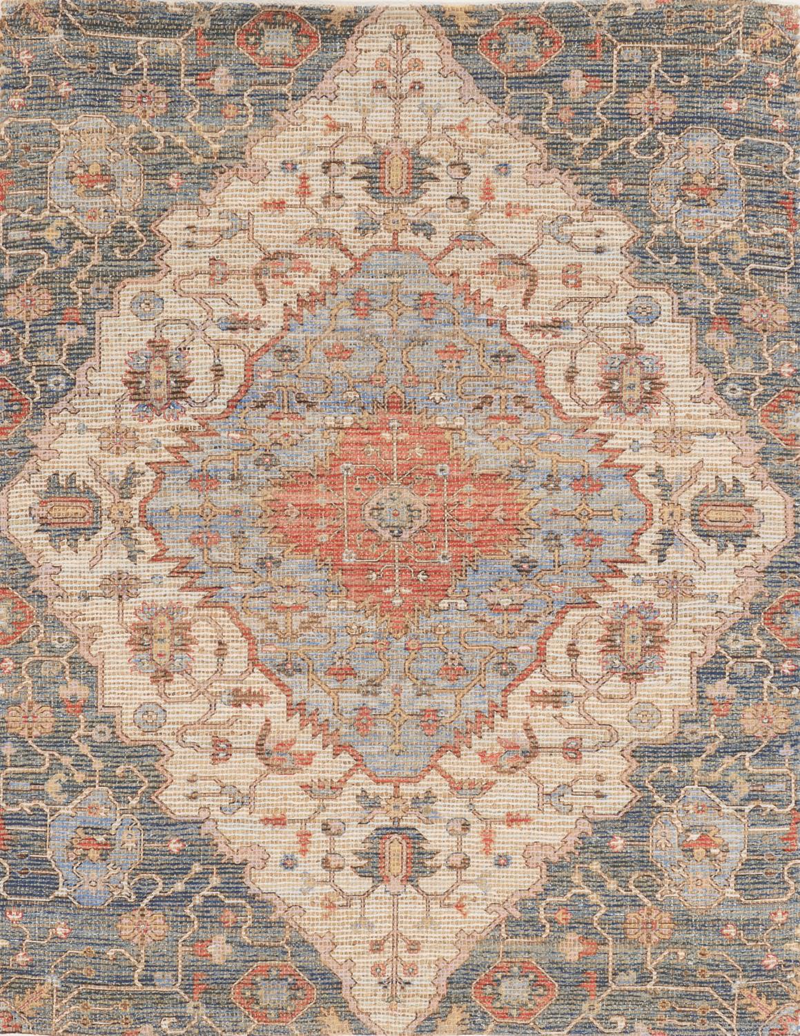Moda II 8' 6" x 11"6" - Blue/Red Area Rug