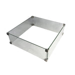 Aurora Fire Table Glass Windscreen