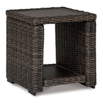 Grasson Lane - Outdoor End Table - Brown