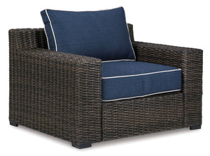 Grasson Lane Fauteuil de jardin – bleu, brun