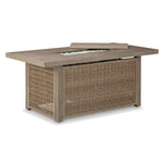 Beachcroft - Outdoor Fire Pit Table - Brown