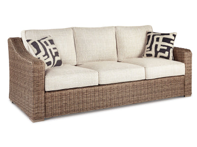Beachcroft – Sofa de jardin – beige, brun