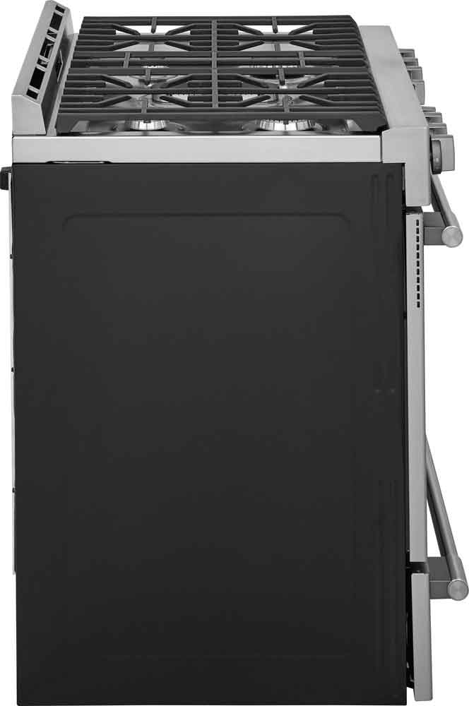 Frigidaire Professional Smudge-Proof Stainless Steel Front Control Gas Range with Air Fry (5.6 Cu.Ft) - PCFG3078AF