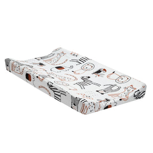 Patchwork Jungle Housse de matelas à langer