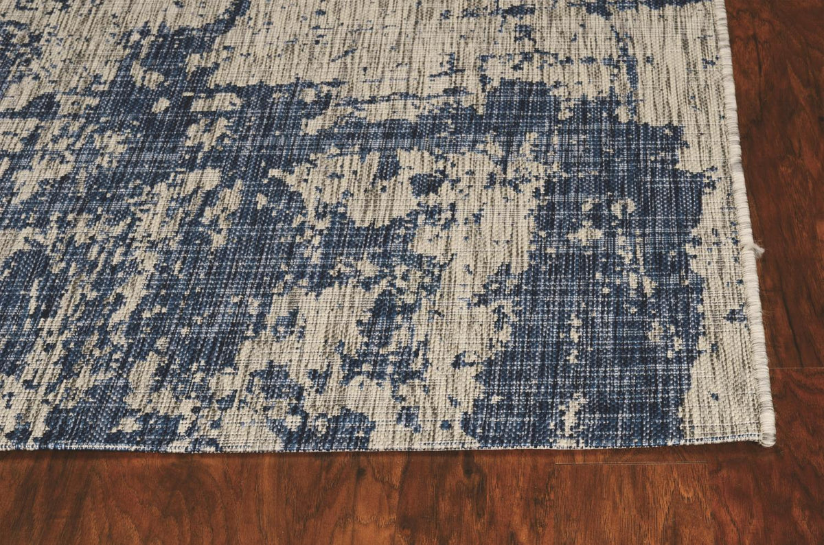 Parma VI 7'10" x 10'10" - Grey/Denim Area Rug
