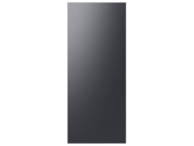 Samsung BESPOKE Panneau du haut personnalisé pour réfrigérateur avec porte à 2 battants de 36 po en acier noir mat RA-F18DU3MT/AA