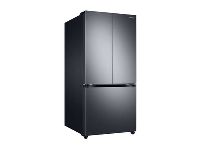 Samsung Réfrigérateur 24,5 pi³ porte à deux battants avec glace et eau interne 33 po acier inoxydable noir RF25C5551SG/AA