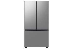 Samsung BESPOKE Réfrigérateur 30,1 pi³ de 36 po avec porte à 2 battants et centre de boissons acier inoxydable - RF30BB6600QLAA